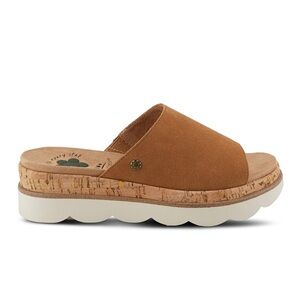 Spring Step Women's Kamaleia Slide Sandal In‎ Camel Size 39 EU 8.5 US